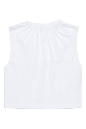 white cotton tshirt MAISON MARGIELA KIDS | M60771MM009M6100